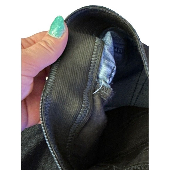 chicos fabulously slimming Dark Rinse jeans Elastic Waist cropped size 00/US 2 - Picture 4 of 9